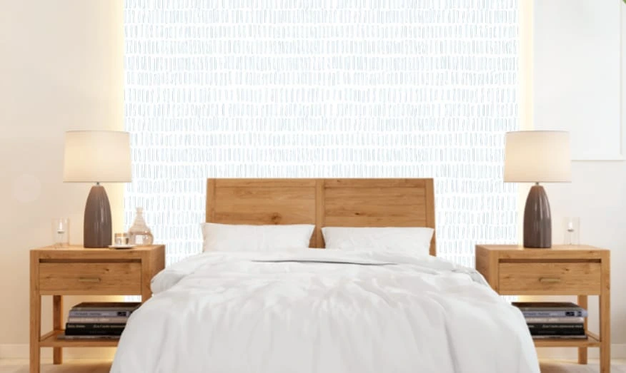 Фотообои в интерьере - графика, геометрия, белые, на белом фоне, вертикальные полосы