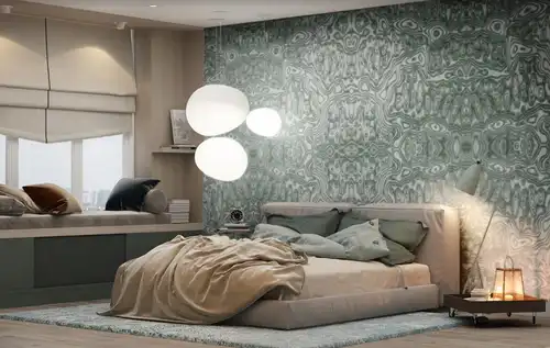 картинки, текстура дерева, зеленые, над кроватью, бирюзовые, бесшовные, необычные, современный дизайн, в спальню, эффектные, спальня, высокое качество, крутые