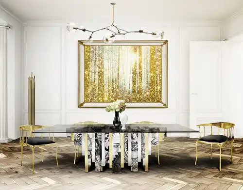 в офис, поталь, крутые, над диваном, золотые, современные, небольшие, картины, на кухню