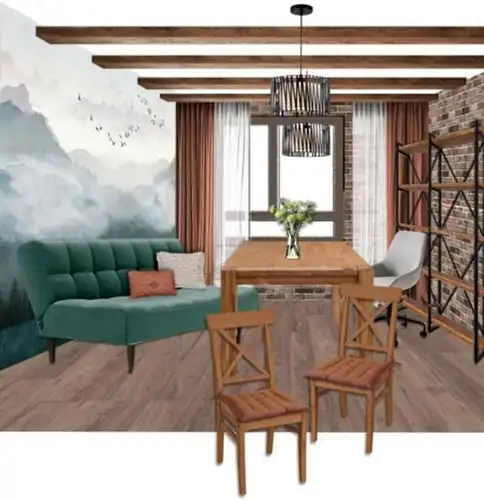 современные, горы, серые, черно-белые