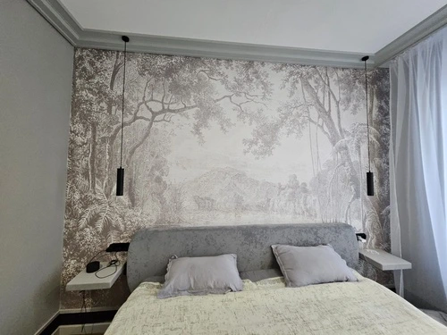 наши работы, гравюра, графические, коричневые, лес, парк, деревья