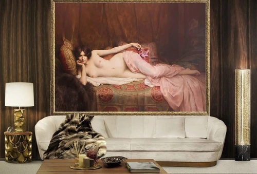 живопись, картины, девушка, обнаженные, женщины, а спальню, в будуар, голые натурщицы, новинки