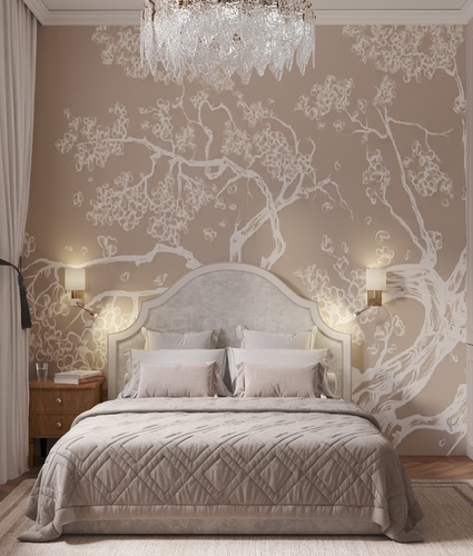 графика, дерево, бежевые