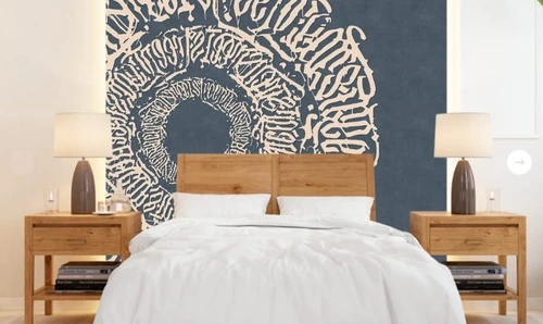 абстракция, слова из букв, из букв фрески, на стену абстракция, абстрактная, черные, бежевая, темная