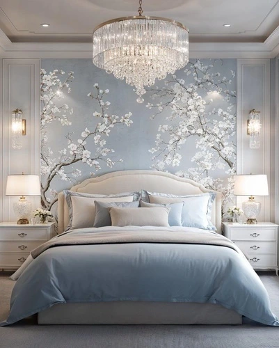 шинуазри, сад, дерево, цветы, новинки, ветки, голубая, красивые, хорошего качества,  итальянские, нежные, уникальные, лучшие, самые красивые, пастельная, необычная