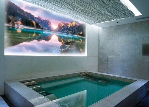 пейзаж, релакс, море, закат, рассвет, яркие, лодка, горы, синее небо