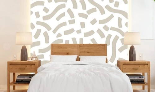 графика, бежево-белая, линии