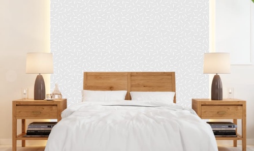 графика, геометрия, светло серая, с белым