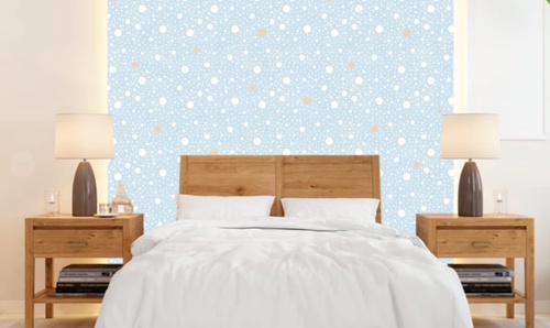 графика, геометрия, круги, голубая