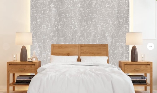 графика, серая, лица