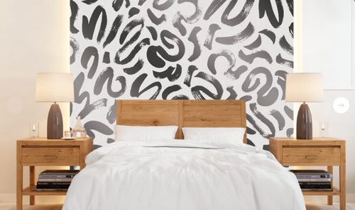 графика, абстракция, черно-белые