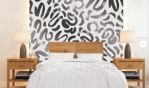 графика, абстракция, черно-белые