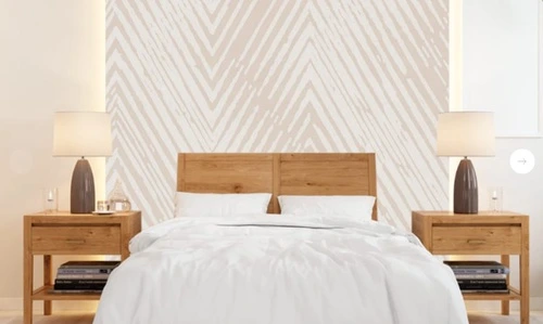 графика, геометрия, бело-бежевая, крупный рисунок