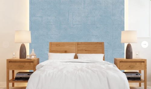 графика, геометрия, голубая, белые линии