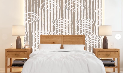 графика, геометрия, коричневая, белые линии, вертикальные