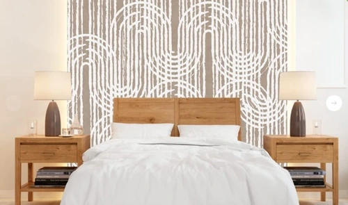 графика, геометрия, коричневая, белые линии, вертикальные