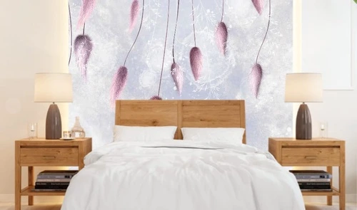 современные, сиреневая, небо, листья, бутоны