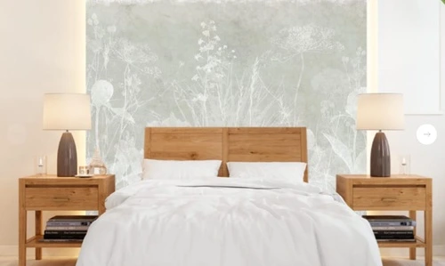 современные, светло бежевые, трава крупная